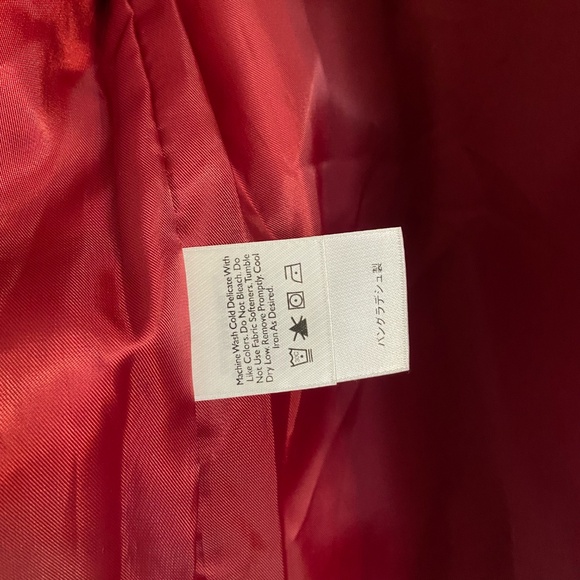 Eddie Bauer Jacket Coat Red Quilted Pockets New With Tags Women's Size Large - Picture 6 of 12